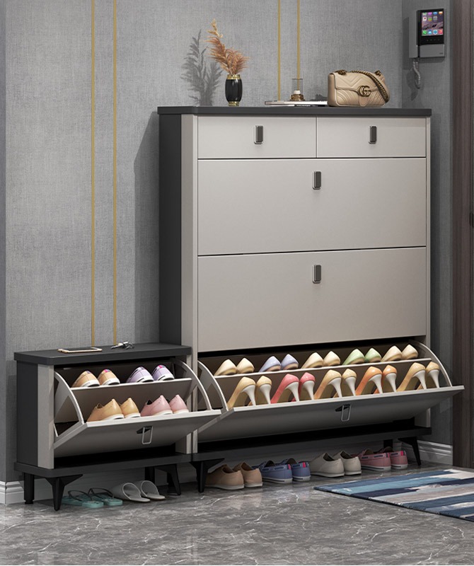 Italian Style Ultra Thin Shoe Cabinet With Large Capacity For Home Doors  And Porch Modern And Simple Narrow Hallway Shoe Storage From  Yuguan_furniture, $126.64